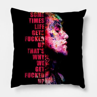 Lil Peep Quote Throw Pillow Official Lil Peep Merch
