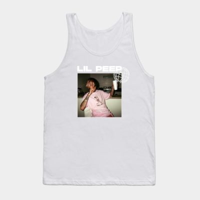 Aesthetic Lil Peep Smoke And Drink Design Tank Top Official Lil Peep Merch