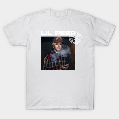 Lil Peep Smoking Design T-Shirt Official Lil Peep Merch