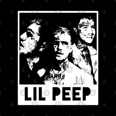 Lil Peep Line Art Tapestry Official Lil Peep Merch