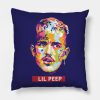 Lil Peep Artwork Throw Pillow Official Lil Peep Merch