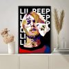 Hip Hop Rapper Lil Peep Posters POSTER Posters For Room Living Canvas Painting Print Japan Art 5 - Lil Peep Merch