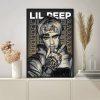 Hip Hop Rapper Lil Peep Posters POSTER Posters For Room Living Canvas Painting Print Japan Art 6 - Lil Peep Merch