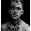 Modern R I P Rapper Music Star Lil Peep Portrait Poster Canvas Paintings Wall Art Picture 11 - Lil Peep Merch