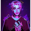 Modern R I P Rapper Music Star Lil Peep Portrait Poster Canvas Paintings Wall Art Picture 15 - Lil Peep Merch