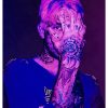 Modern R I P Rapper Music Star Lil Peep Portrait Poster Canvas Paintings Wall Art Picture 17 - Lil Peep Merch