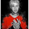 Modern R I P Rapper Music Star Lil Peep Portrait Poster Canvas Paintings Wall Art Picture 5 - Lil Peep Merch