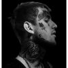 Singer Star Rapper Lil Peep Portrait Posters Canvas Painting Modular Hd Printed Wall Art Picture For 14 - Lil Peep Merch