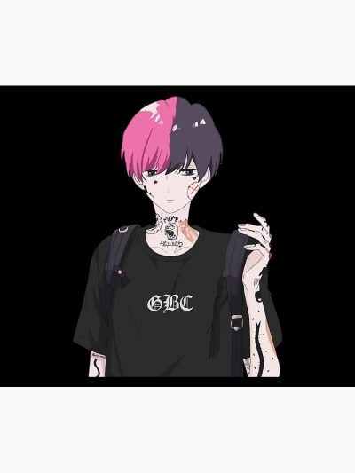 Lil Peep Anime Tapestry Official Lil Peep Merch