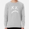 ssrcolightweight sweatshirtmensheather greyfrontsquare productx1000 bgf8f8f8 26 - Lil Peep Merch