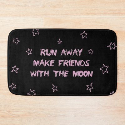 Lil Peep Aesthetic Pink Black Star Shopping Life Is Beautiful Bath Mat Official Lil Peep Merch
