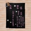 Look At The Sky Stars Have A Reason - Lil Peep Quotes Throw Blanket Official Lil Peep Merch