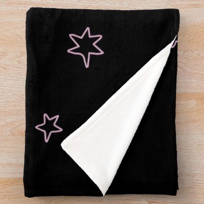 Lil Peep Aesthetic Pink Black Star Shopping Life Is Beautiful Throw Blanket Official Lil Peep Merch