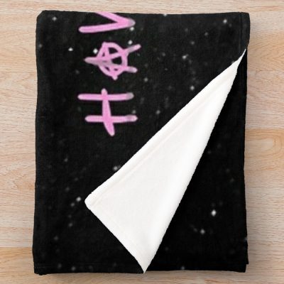 Look At The Sky Stars Have A Reason - Lil Peep Quotes Throw Blanket Official Lil Peep Merch
