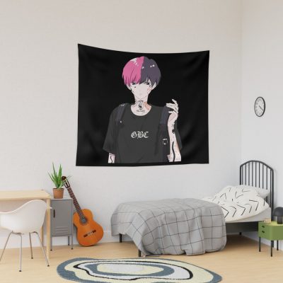 Lil Peep Anime Tapestry Official Lil Peep Merch
